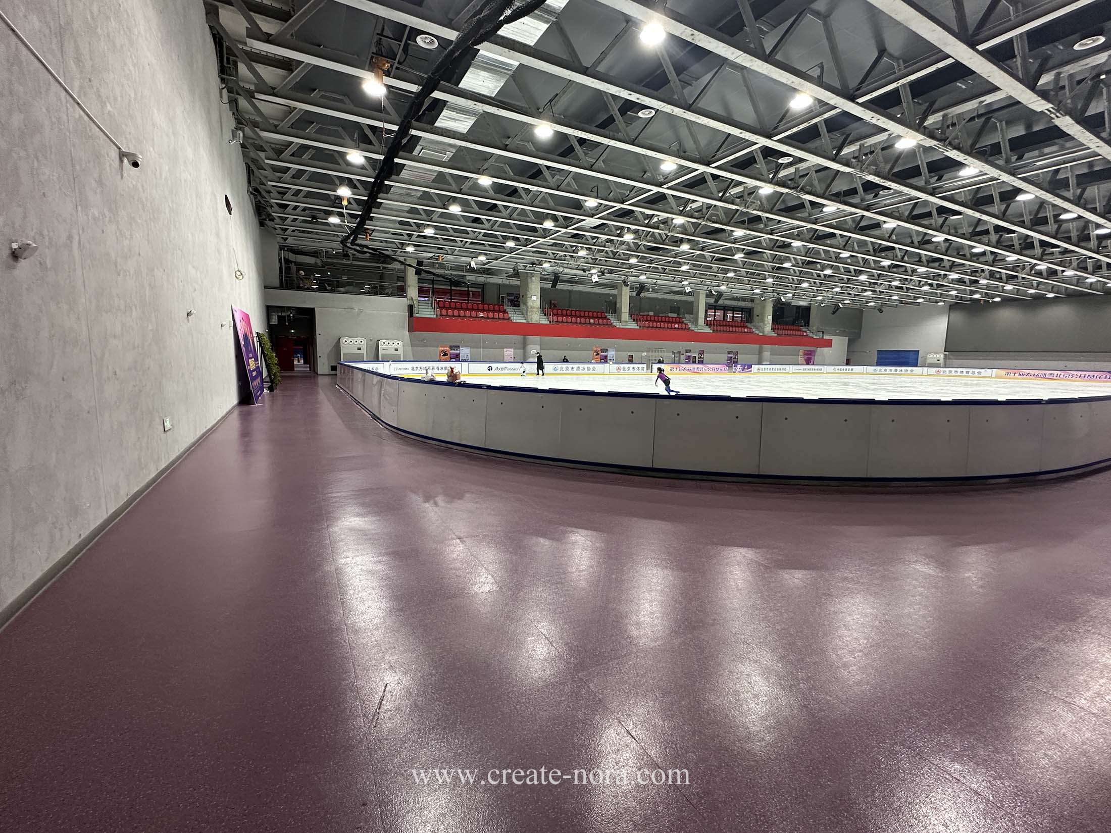 the photo of nora rubber flooring in Wukesong Ice Sports Center 5